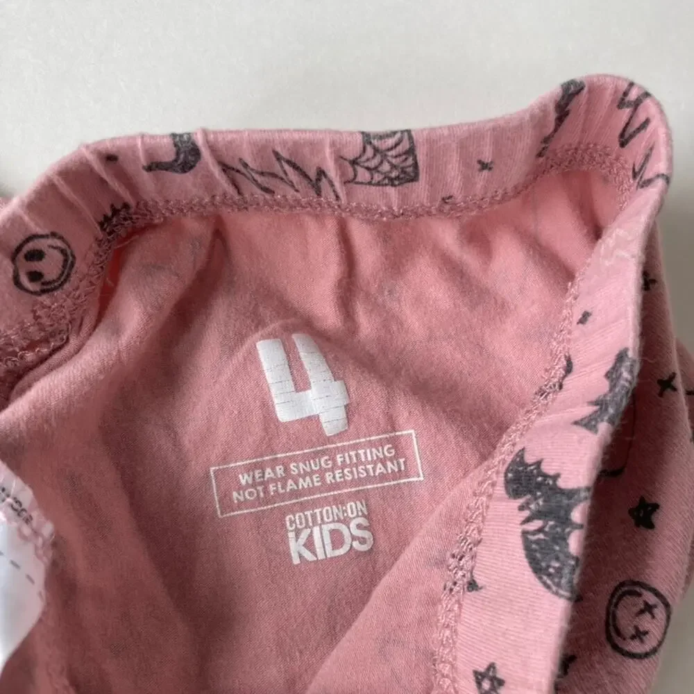 Cotton On Halloween Ghost  Pajama Bottoms - Dusty Pink - 4